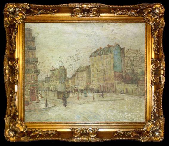 framed  Vincent Van Gogh Boulevard de Clichy (nn04), ta009-2